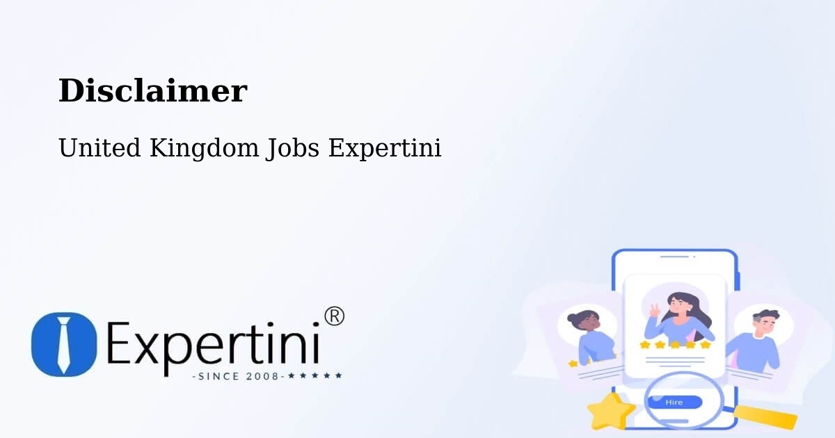 Disclaimer – Finningley - United Kingdom Jobs Expertini